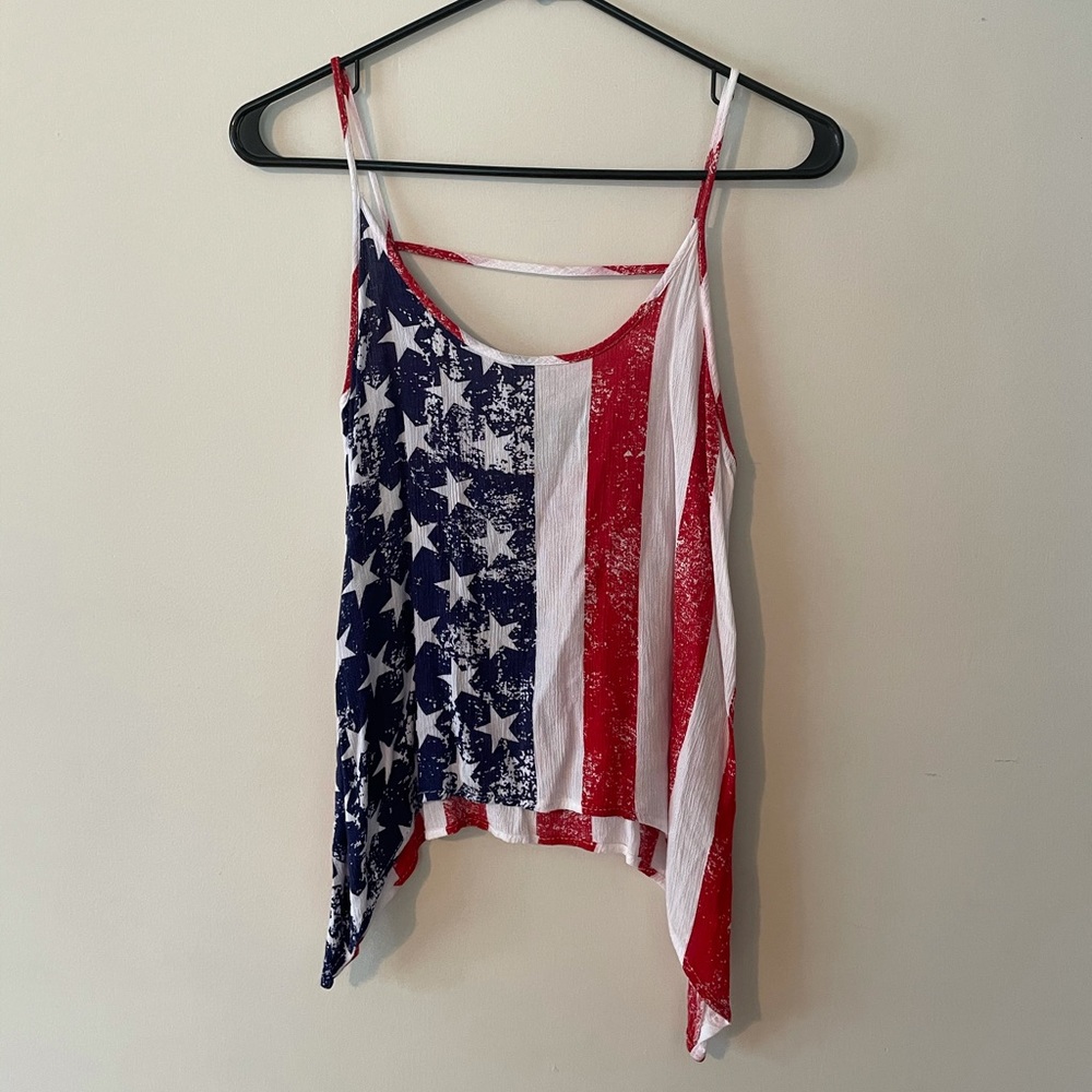 American Flag Tank Top
